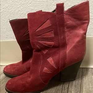 Charles David Suede Bootie. Size 5.5.
